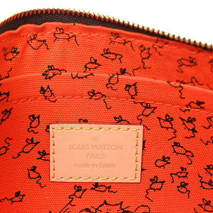 Louis Vuitton Catogram Neverfull MM GM Pochette Marron 6 of 6