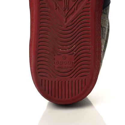 Gucci GG Supreme Monogram Ayers Web Mens New Ace Sneakers 9.5 Beige Red 7 of 9