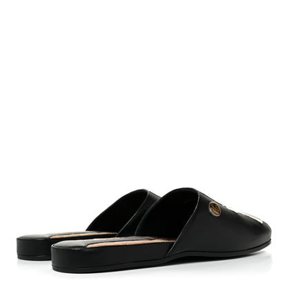 Gucci X MLB Lambskin NY Yankees Embroidered Womens GG Slippers 40 Black 4 of 9
