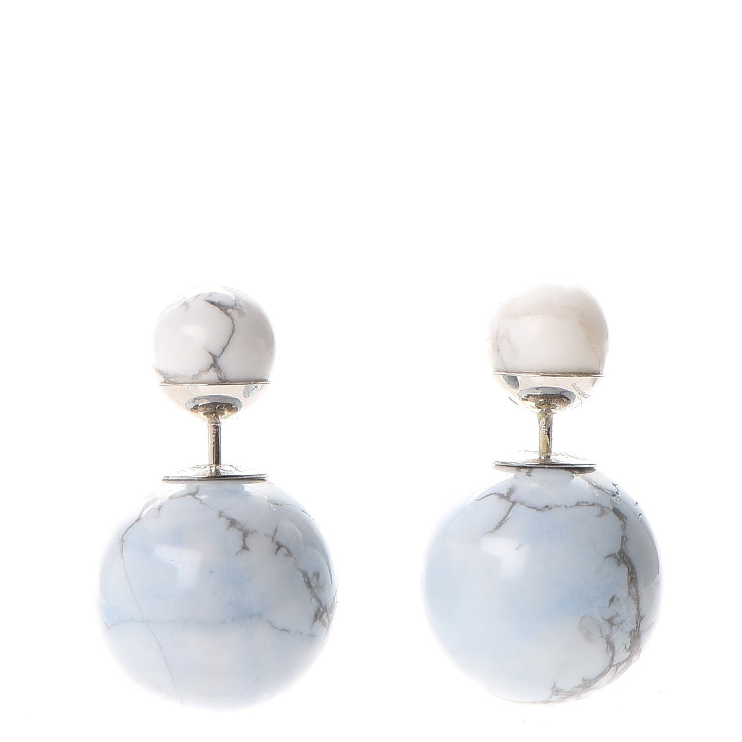 Palladium Mise En Dior Tribal Earrings White