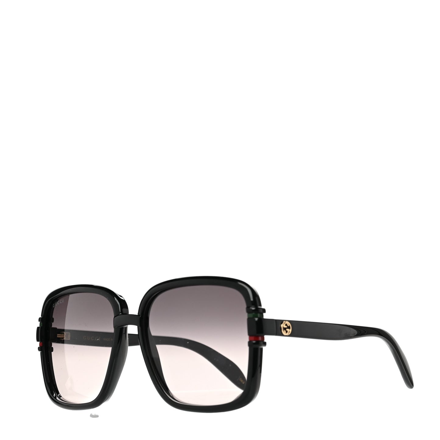 Acetate Interlocking G Square Sunglasses GG1066S Black