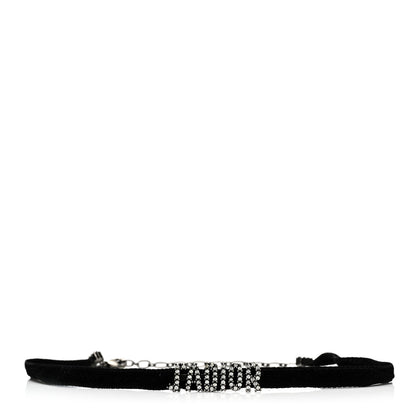 Christian Dior Velvet Crystal J’Adior Choker Necklace Black 1 of 4