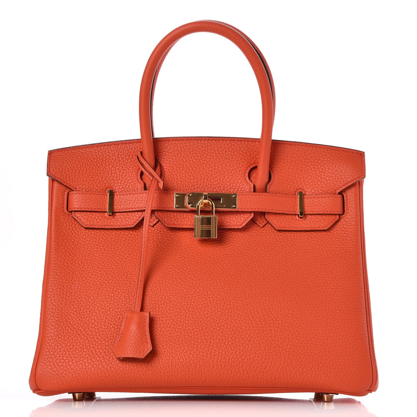 Togo Birkin 30 Orange Poppy