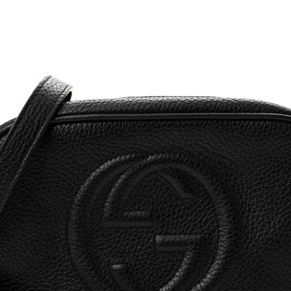 Gucci Pebbled Calfskin Mini Soho Disco Bag Black 8 of 10