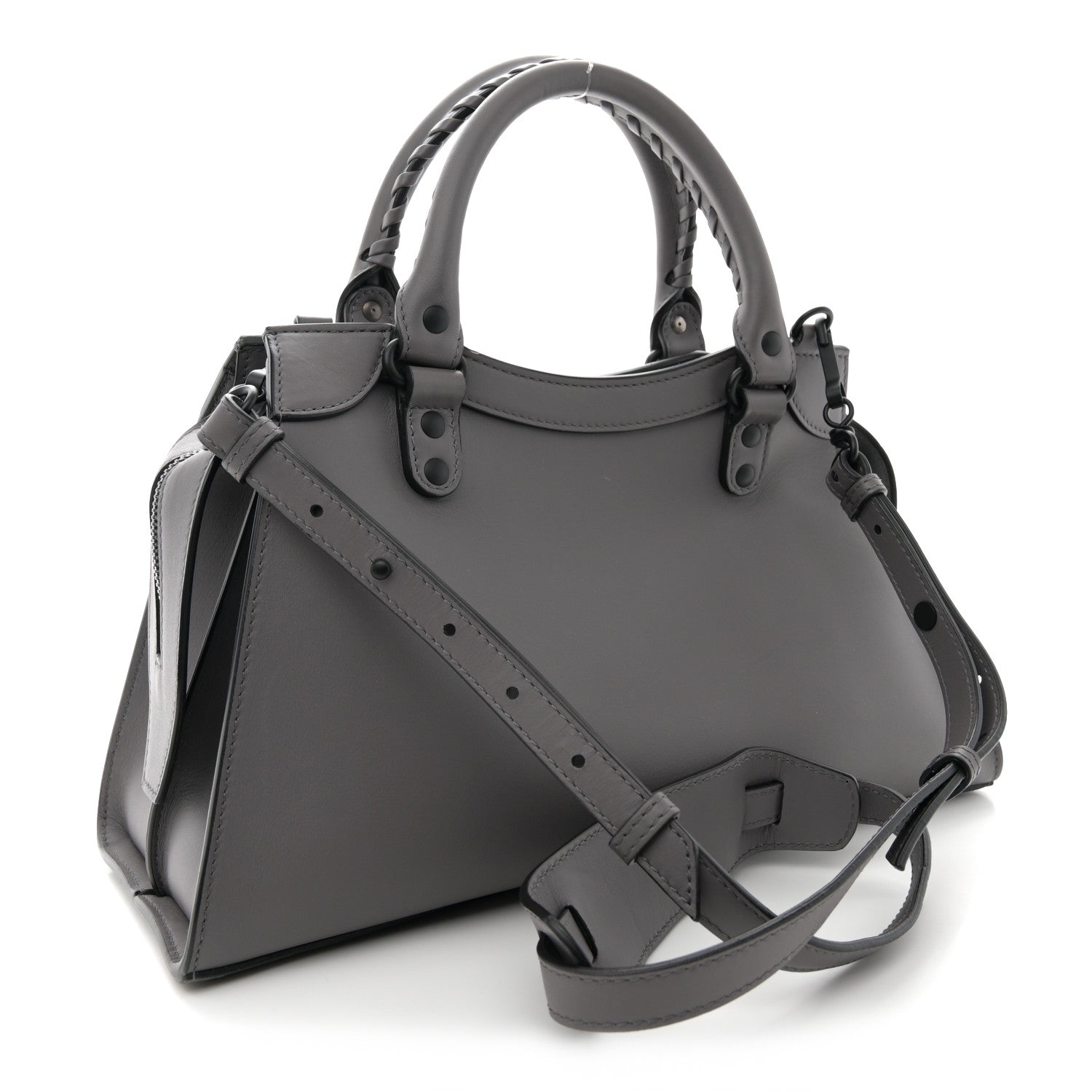 Balenciaga Smooth Calfskin Neo Classic Black Hardware S City Dark Grey 3 of 12