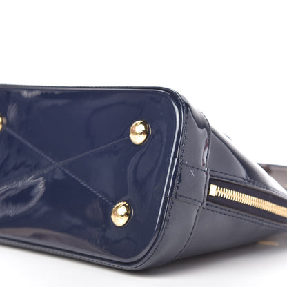 Louis Vuitton Patent Monogram Alma BB Marine 7 of 8