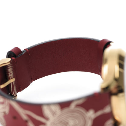 Gucci Stainless Steel Calfskin 38mm G-Timeless Butterfly Quartz Watch Red 7 of 8