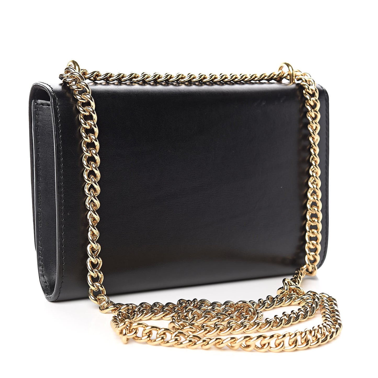 Calfskin Chain Louise MM Black