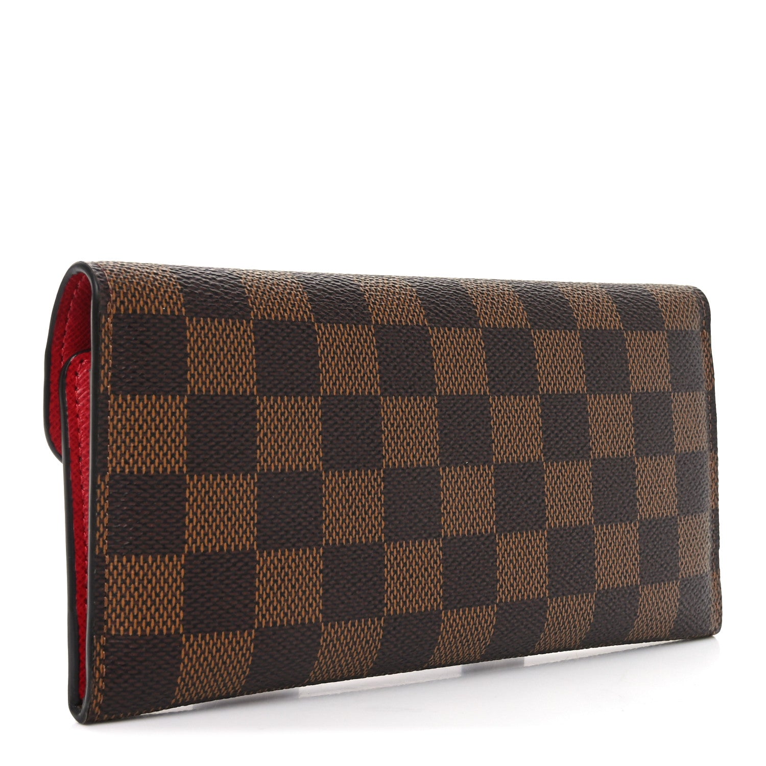 Louis Vuitton Damier Ebene Josephine Wallet Red 2 of 6