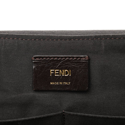 Fendi Zucca Vitello Artic Messenger Bag Tobacco Castagna 5 of 7