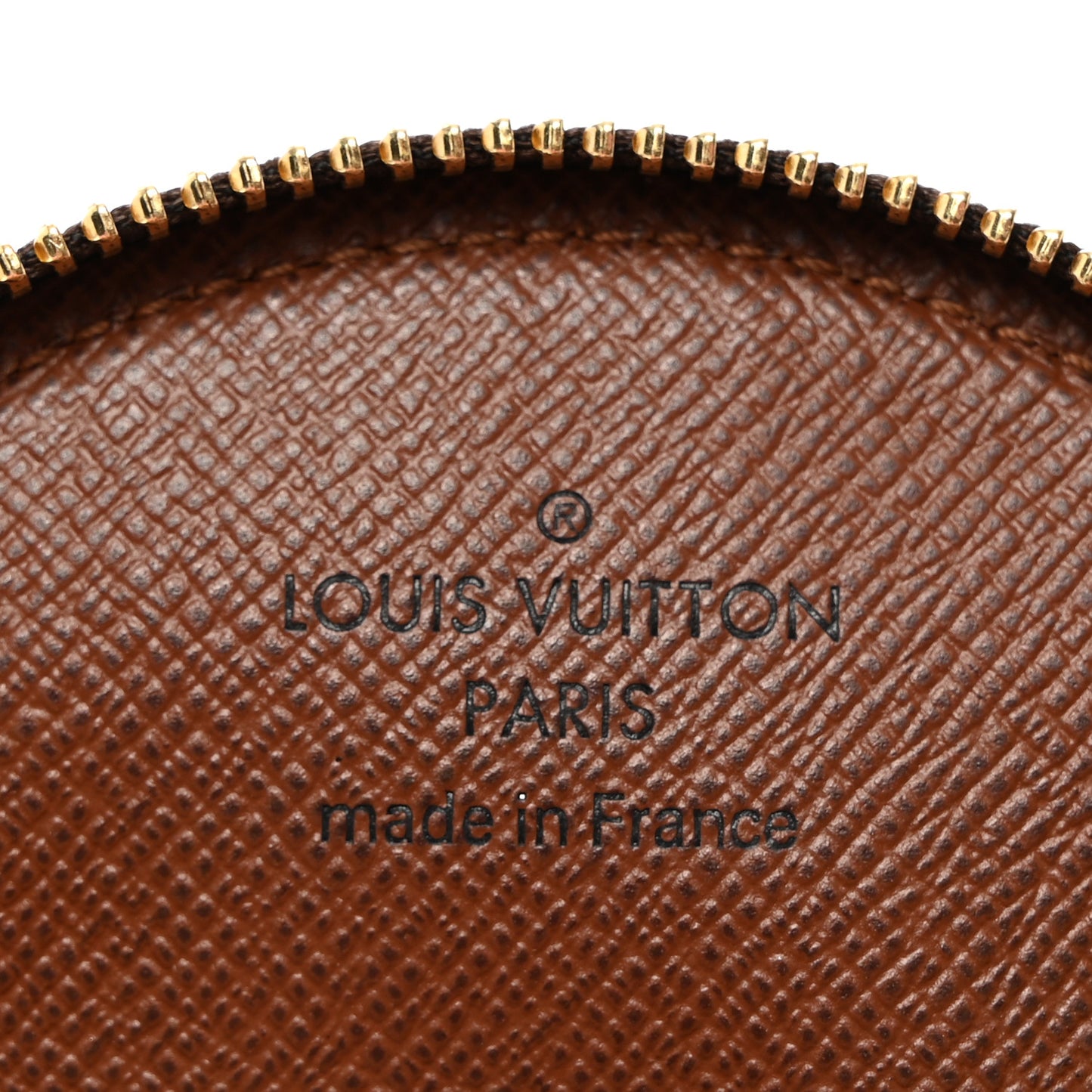 Monogram Round Coin Purse