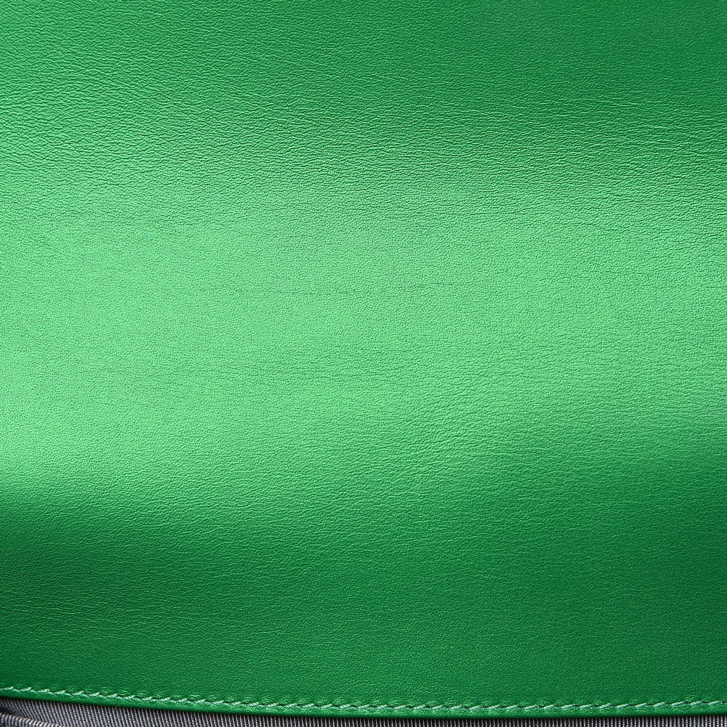 Metallic Calfskin Quilted Medium Boy Flap Green