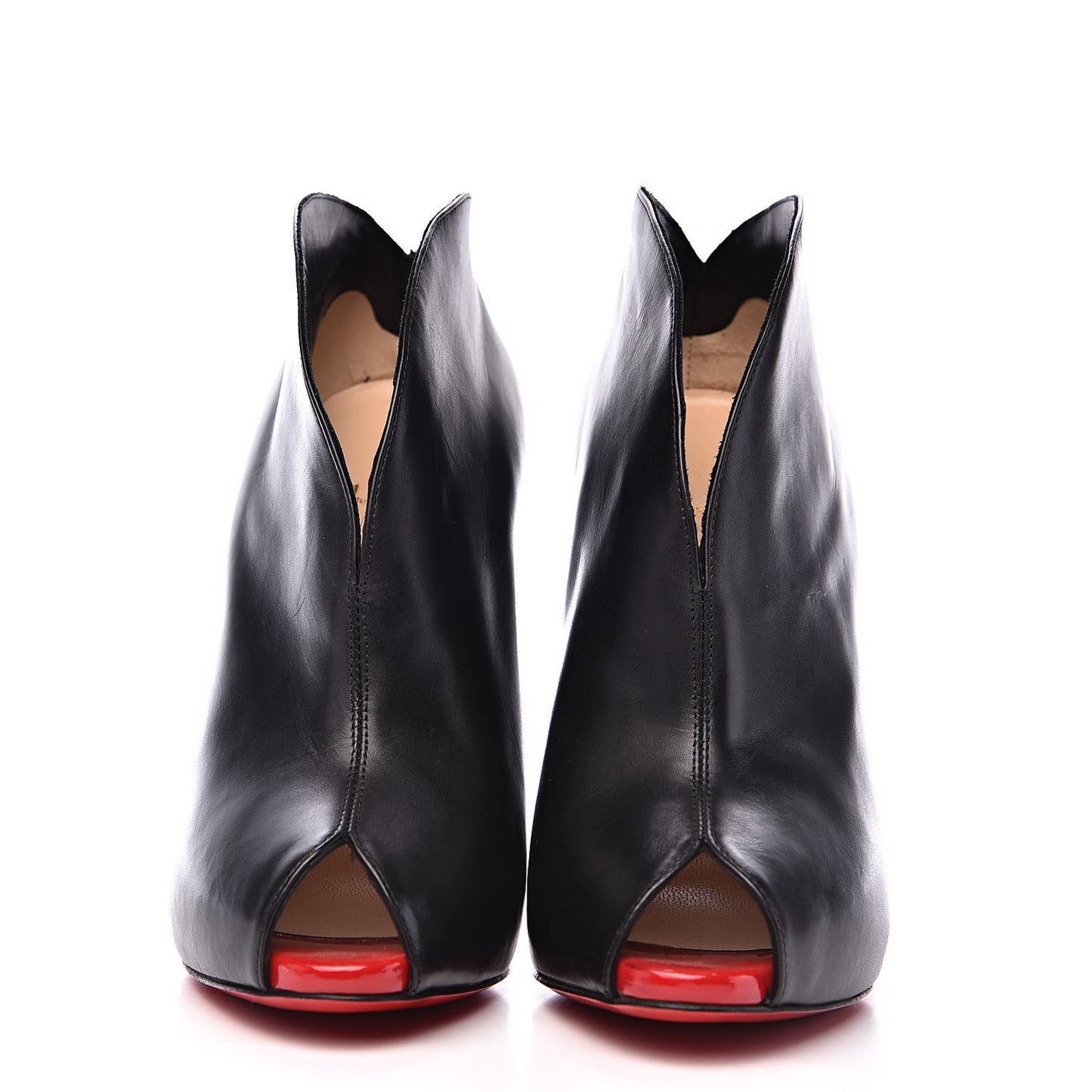 Shiny Calfskin Chester Fille 120 Ankle Bootie 37 Black