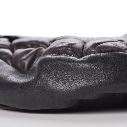 Chanel Iridescent Calfskin Bubble Quilt Hobo Black 8 of 9