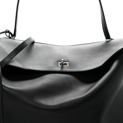 Balenciaga Smooth Calfskin Rodeo XL Top Handle Handbag Black 7 of 9
