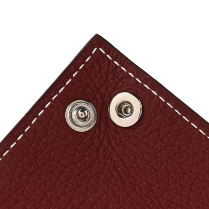 Hermes Taurillon Clemence Mini Mises et Relances Change Tray Rouge H 7 of 8
