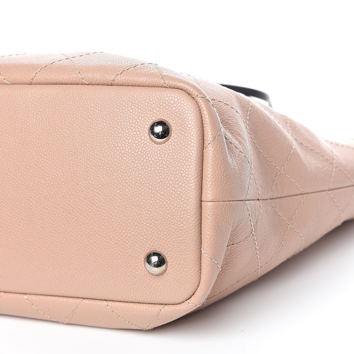 Chanel Grained Calfskin Shopping Fever Tote Light Pink 11 of 13