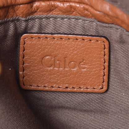 Chloe Calfskin Braided Medium Marcie Satchel Whiskey 6 of 10