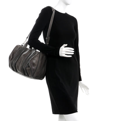 Alexander Wang Pebbled Lambskin Inside Out Rocco Grey 2 of 7