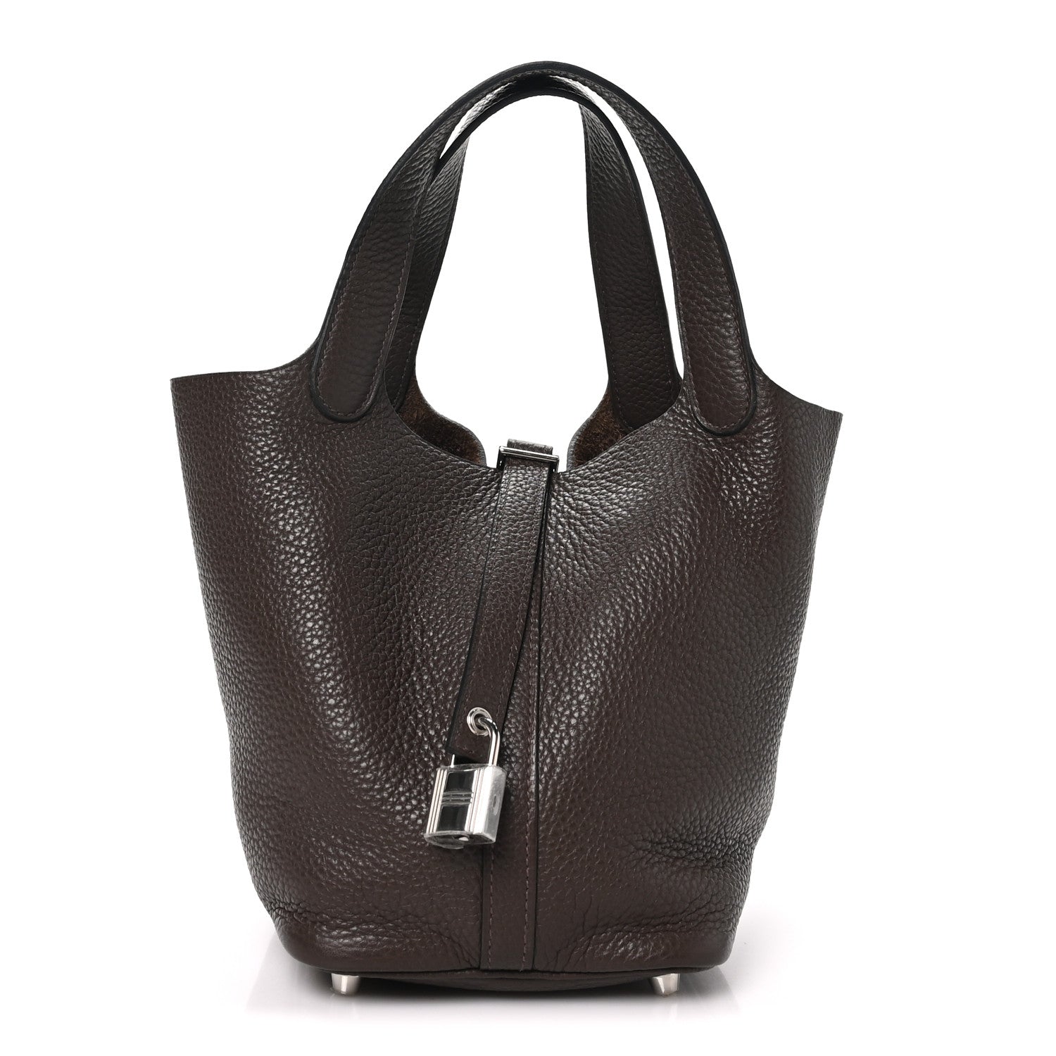 Hermes Taurillon Clemence Picotin Lock 18 PM Cacao 1 of 10