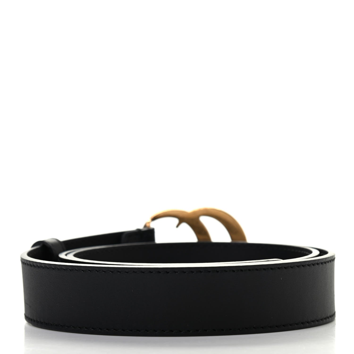 Gucci Calfskin Double G 30mm Belt 90 36 Black 2 of 6