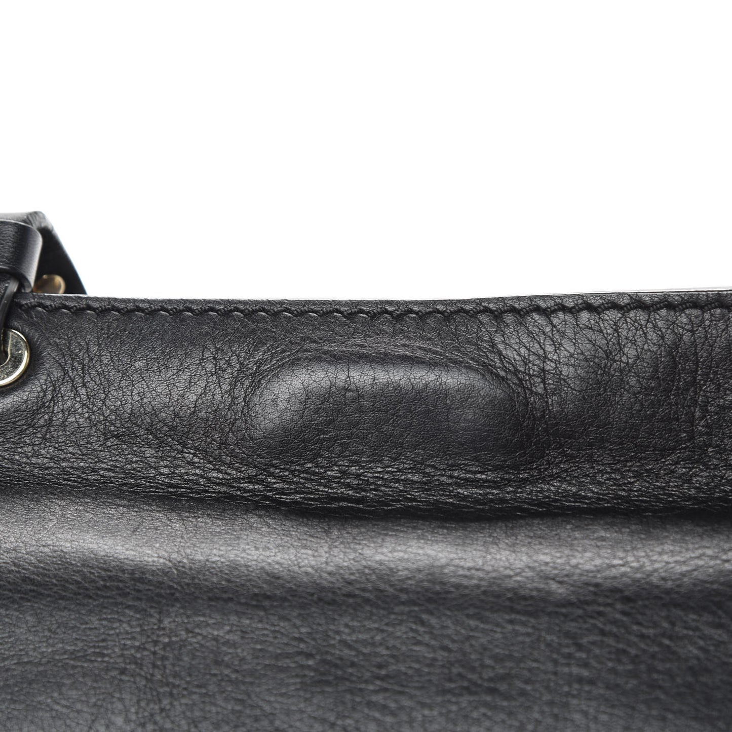 Vitello Small Rockstud Tote Black