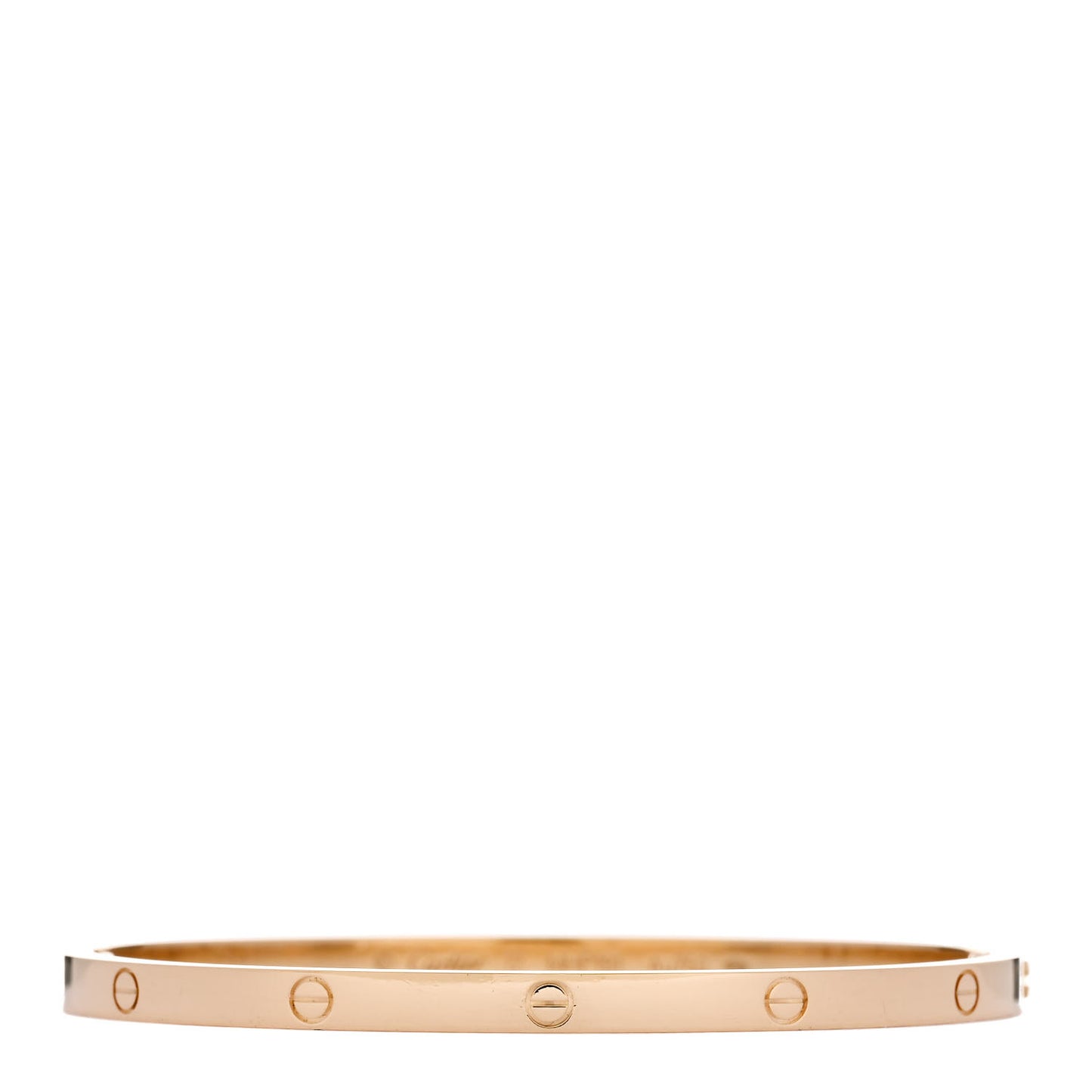 18K Yellow Gold Small LOVE Bracelet 17