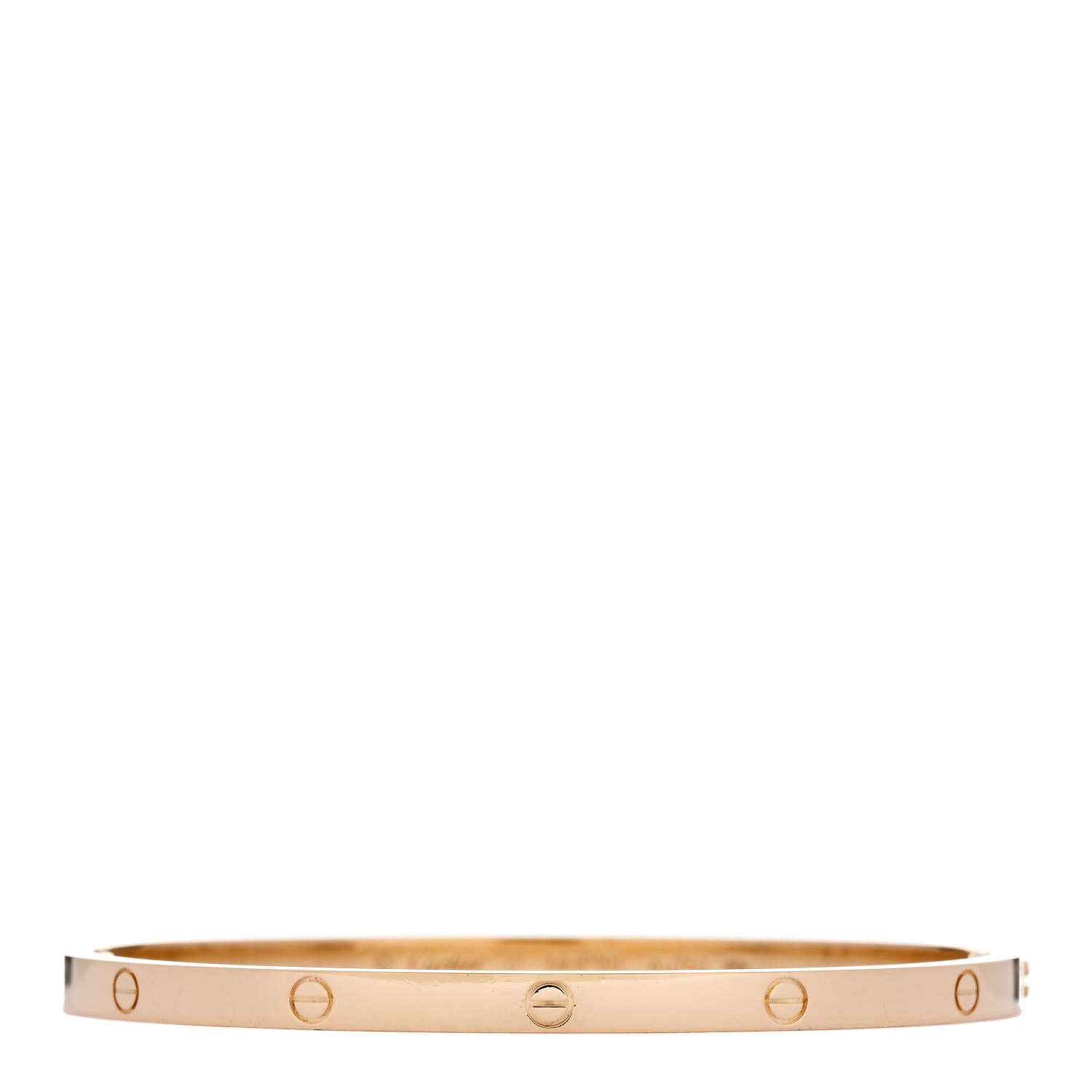 Cartier 18K Yellow Gold Small LOVE Bracelet 17 1 of 4