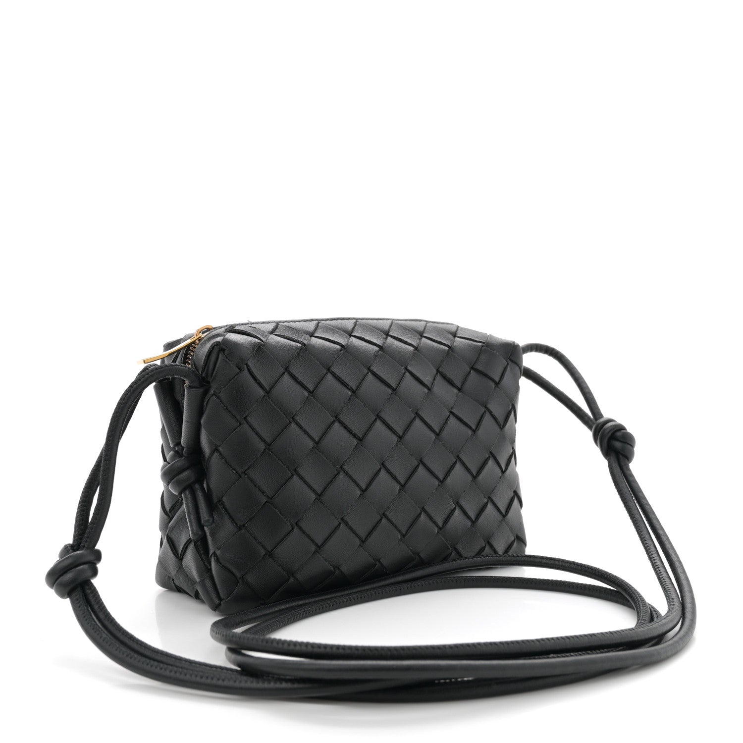 Bottega Veneta Nappa Intrecciato Mini Loop Camera Bag Black 3 of 10