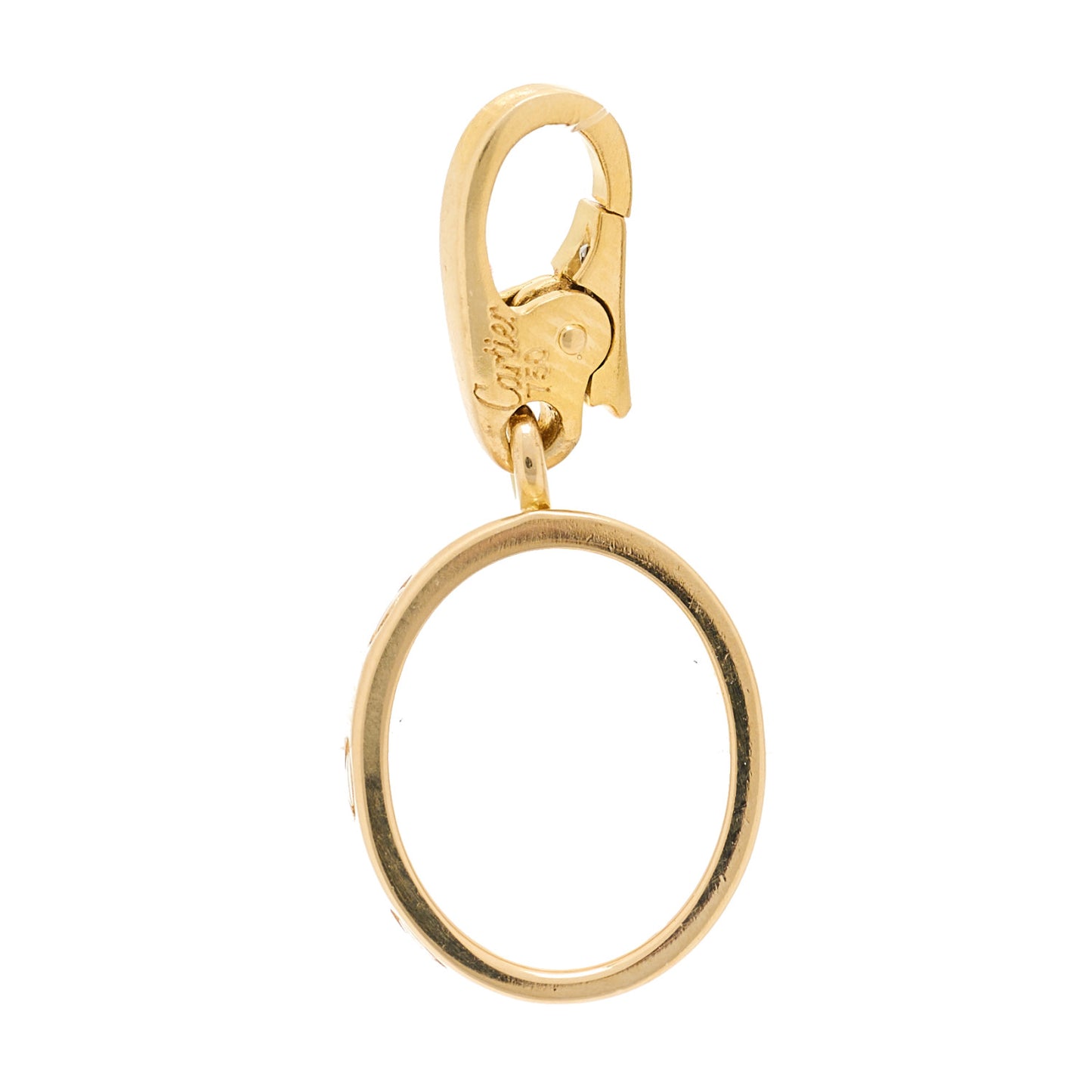 18K Yellow Gold LOVE Ring Charm