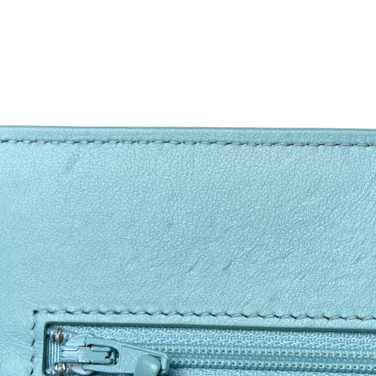 Chanel Denim Quilted Chanel 19 Wallet On Chain WOC Neon Blue 8 of 8