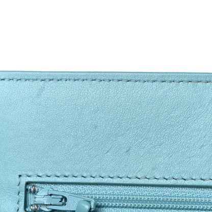 Chanel Denim Quilted Chanel 19 Wallet On Chain WOC Neon Blue 8 of 8