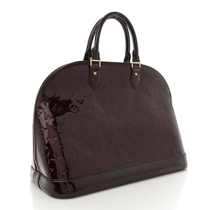 Louis Vuitton Vernis Alma GM Amarante 3 of 12