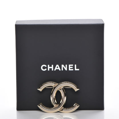 Chanel Metal CC Brooch Gold 5 of 5