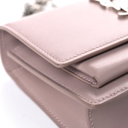 Saint Laurent Calfskin Monogram Sunset Chain Wallet Light Pink 17 of 21