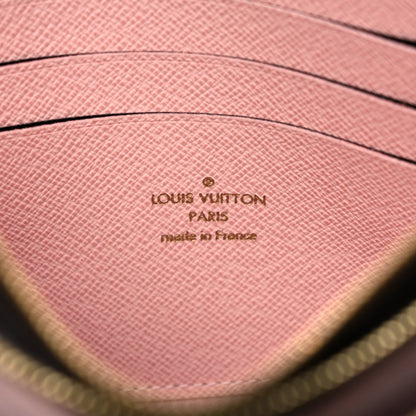 Louis Vuitton Monogram 2020 Christmas Animation Big Wheel Double Zip Pochette Rose Ballerine 7 of 9