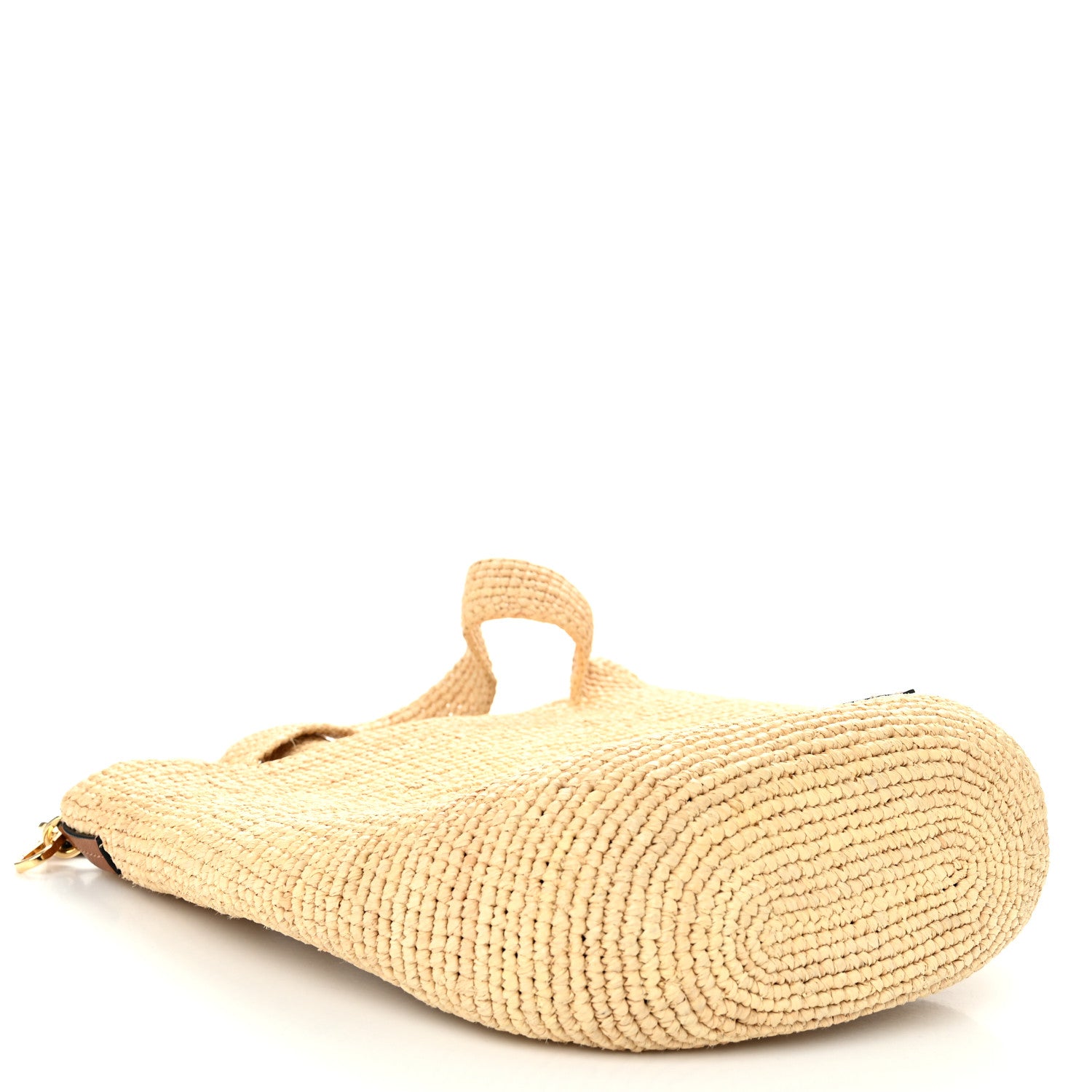 Loewe Raffia Mini Slit Tote Bag Natural Tan 4 of 9
