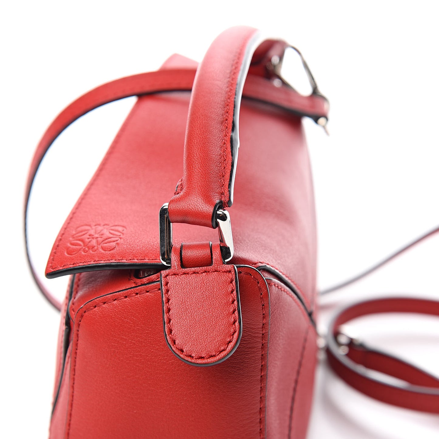 Calfskin Mini Puzzle Bag Pomodoro