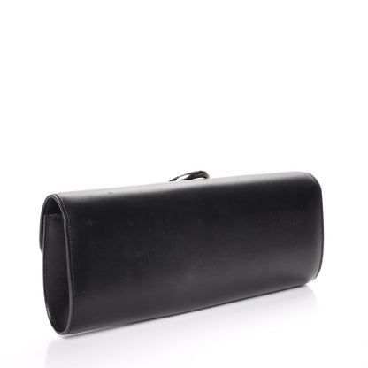 Hermes Tadelakt Egee Clutch Black 2 of 15