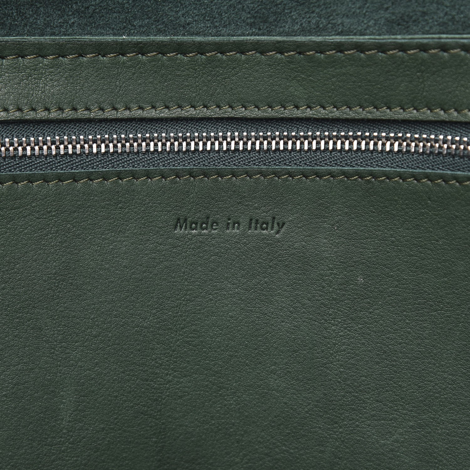 Celine Smooth Calfskin Medium Big Bag Dark Green 6 of 13