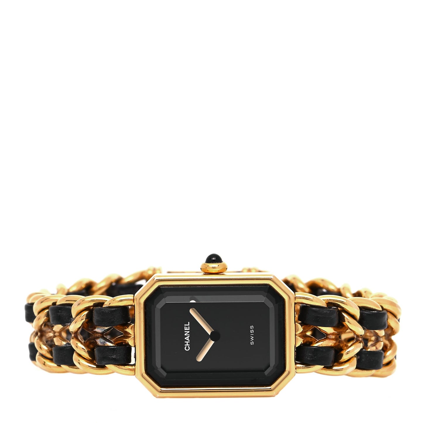 Stainless Steel Lambskin 20mm Chain Premiere Quartz Watch Gold M
