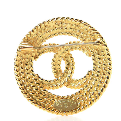 Chanel Rope CC Brooch Gold 3 of 6