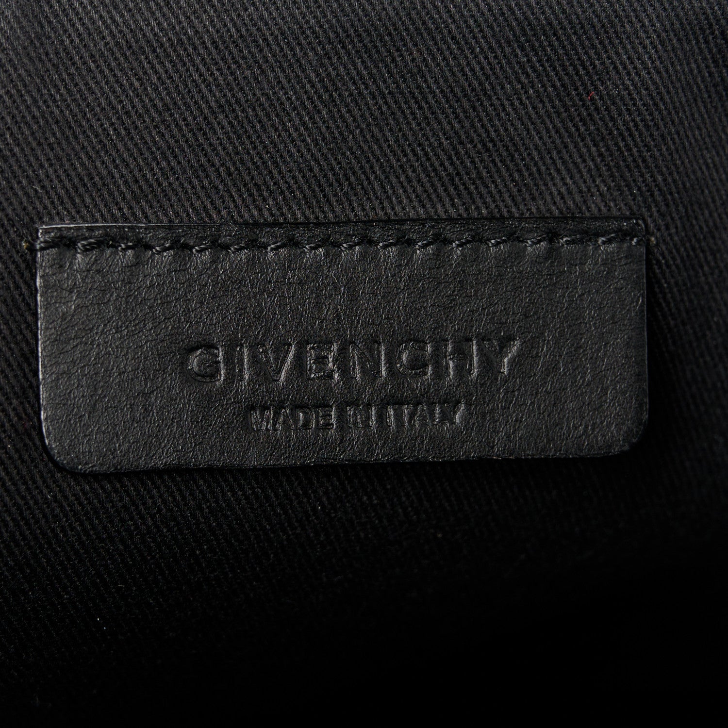 Givenchy Texutured Coated Canvas Rottweiler Print Medium Cosmetic Pouch Black 6 of 10