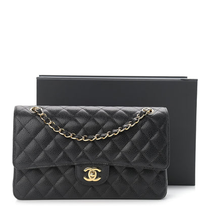 Chanel Caviar Quilted Medium Double Flap Black 11 of 11