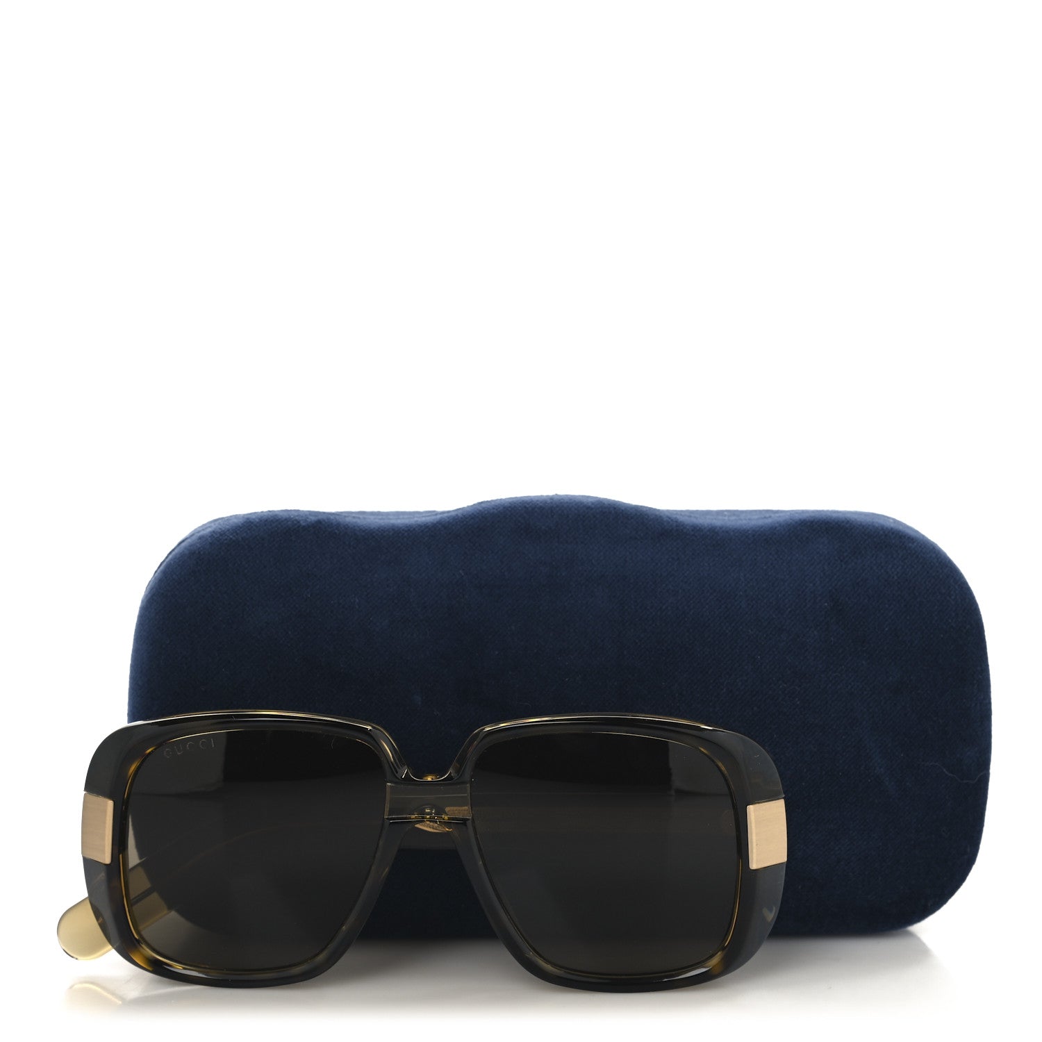 Gucci Oversize Square Frame GG0318S Sunglasses Brown 7 of 7