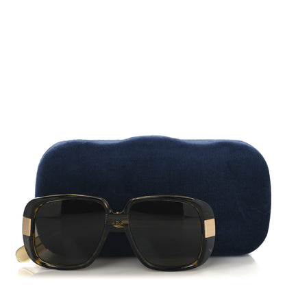Gucci Oversize Square Frame GG0318S Sunglasses Brown 7 of 7