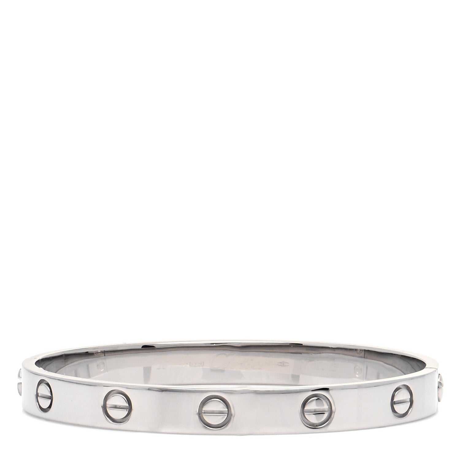 Cartier 18K White Gold LOVE Bracelet 16 1 of 6