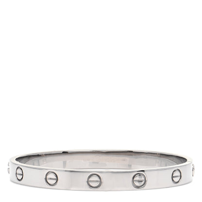 Cartier 18K White Gold LOVE Bracelet 16 1 of 6