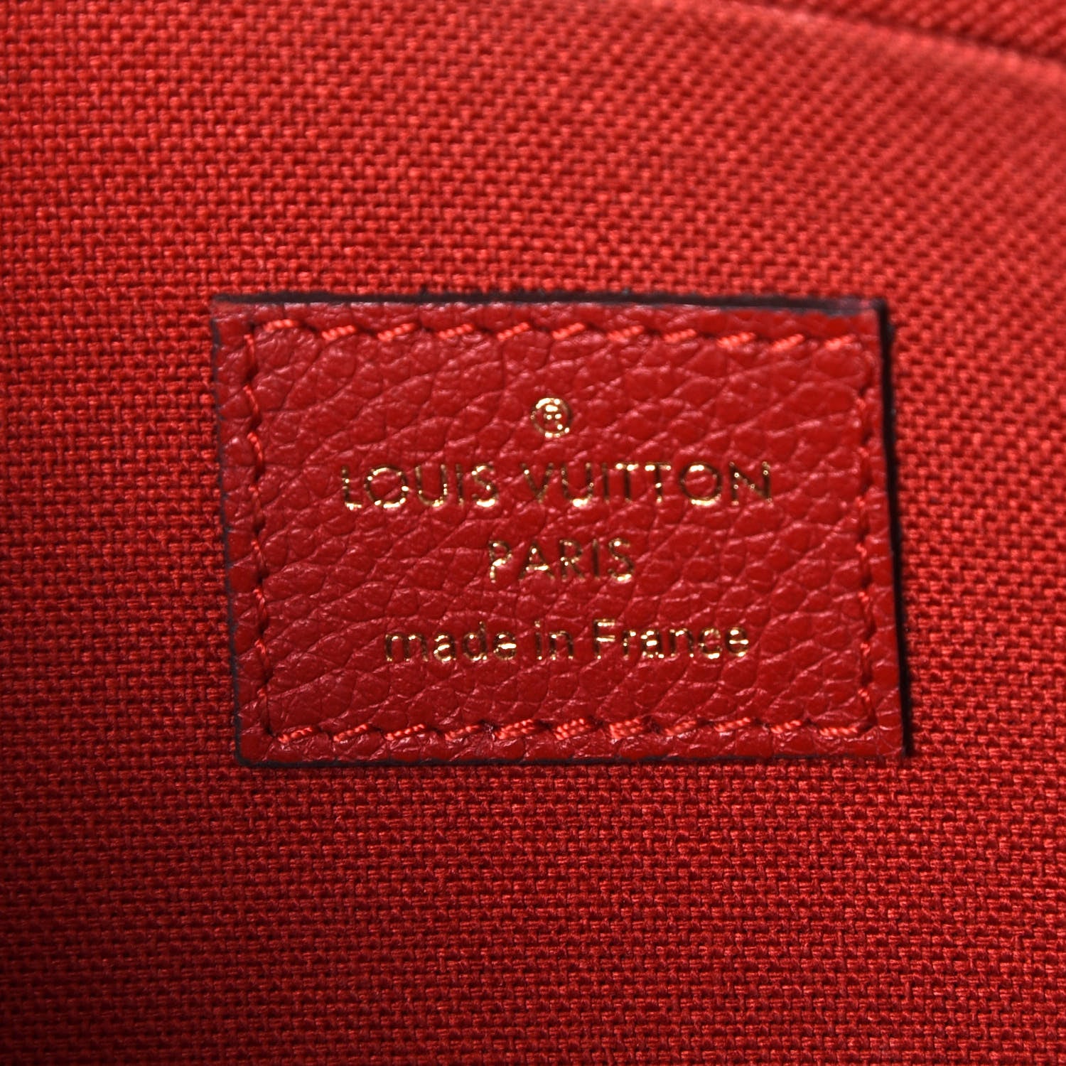 Louis Vuitton Empreinte Pochette Felicie Chain Wallet Cherry 8 of 9