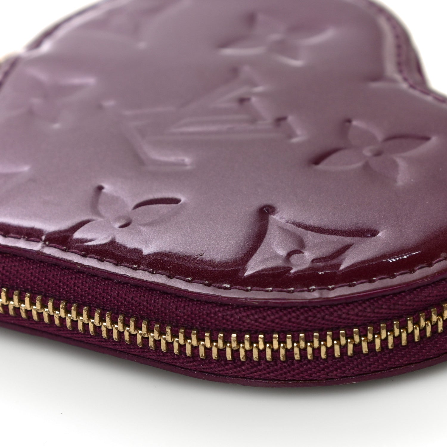 Louis Vuitton Vernis Heart Coin Purse Violet 11 of 15